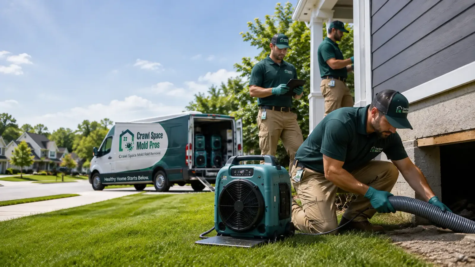 Crawl Space Mold Removal in Farnham, NY